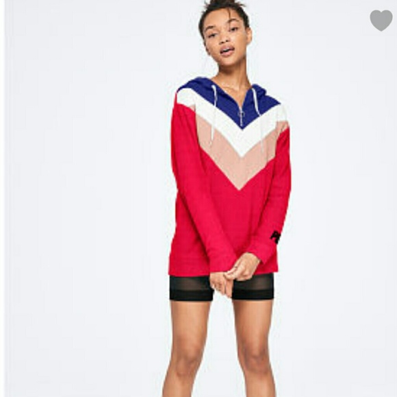 PINK Victoria's Secret Tops - Victoria secret  pink campus pullover tunic